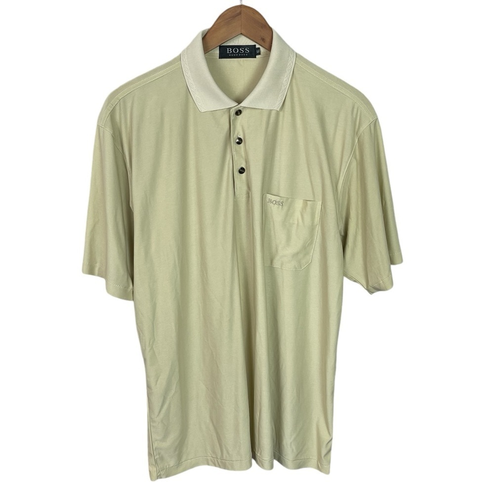PO435 Men’s BOSS Hugo Boss Designer Performance Short Sleeve Polo Shirt XL - Picture 1 of 3